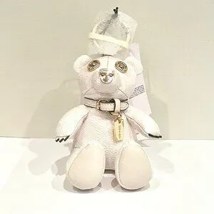 【Coach】Collectible Bear Bag Charm In Signature Canvas Coach Bear Keychain Leather Limited Edition Collectible Bag